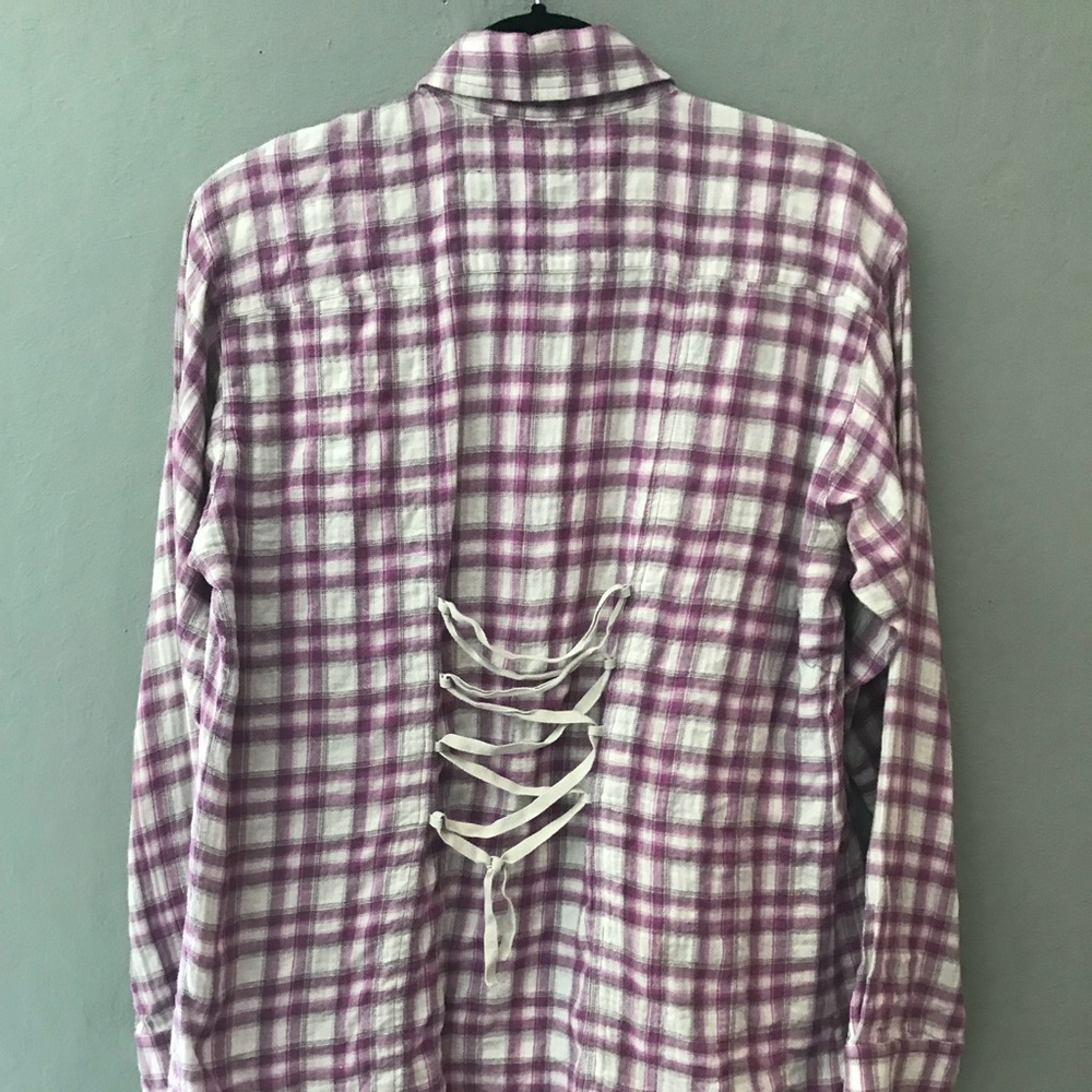 CAbi Laced Up Shirt - Picture 2 of 4